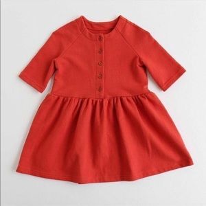 ShopArq Raglan Dress Red 3T